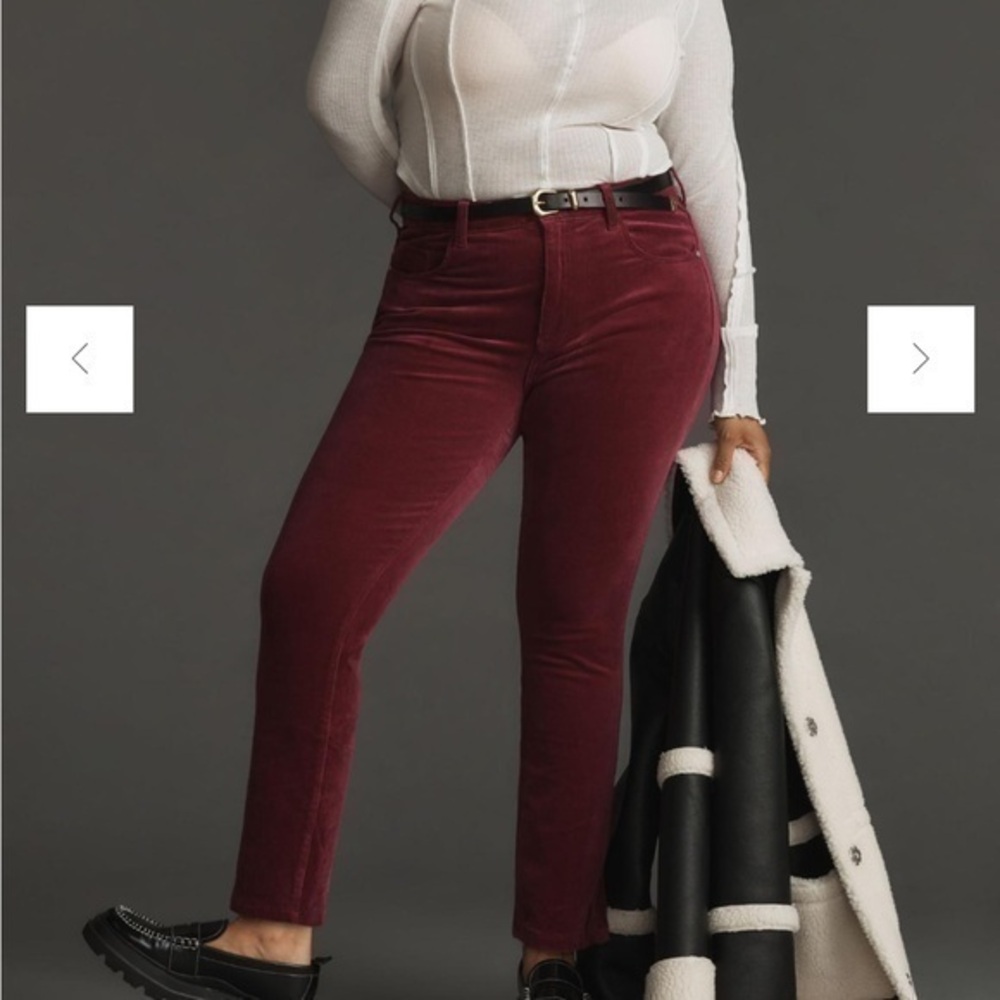 Anthropologie Pilcro Skinny Corduroy High-Rise Jeans
